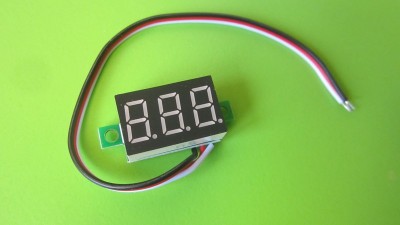 Вольтметр мініатюрний DC 0-30V (12068)