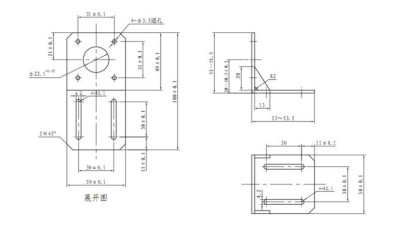 Кронштейн кріплення двигуна для 3D-принтер ЧПУ (12106)
