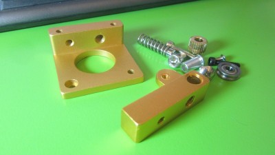 Головка блока екструдера MK8 коротка 3D-принтер  (12118)