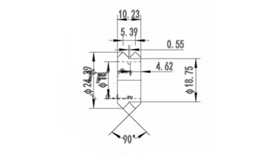 Металевий V-подібний шків 625zz з підшипником 3D принтера ЧПУ (12129)