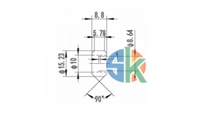 Пластиковий шків з підшипником без канавки 15.23*8.64мм 3D принтера ЧПУ (12132)