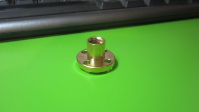 Гайка латунна для трапецеидального гвинта М8 T8 3D-принтера (12138)