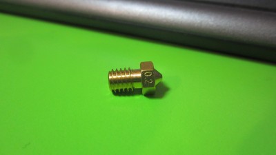 Сопло E3D M6 0.2мм під 3мм нитка для 3D-принтера (12181)