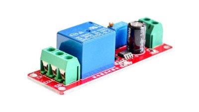 Модуль реле затримки включення чіп NE555 12V 0-10с 2500W (12280)