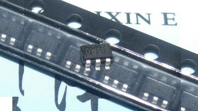 Чіп захисту Li-Ion Li-Po акумулятора DW01 SMD SOT23-6 (12307)