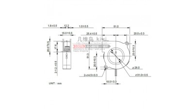 Вентилятор охолодження екструдера DC12V 2pin 3D-принтер DIY 5015 (12343)