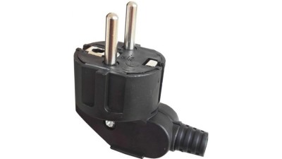 Вилка електрична розеточна Schuko CEE 7/7 Rewireable ЕС 250V 16A (12352)