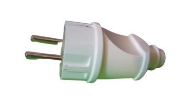 Вилка електрична біла B16-302 250V 16A (12355)