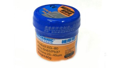 Паяльна паста флюс BGA Mechanic XG-80 60г (12393)