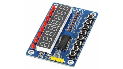 Модуль клавіатури і світлодіодним індикації TM1638 LEDKEY (12469)