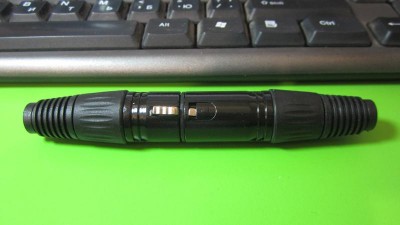 Стерео штекер роз'єм тато-мама з замком XLR 3pin (12482)