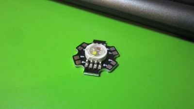 Світлодіод RGBW з радіатором 6000K 38mil 4*1W 350mA (12566)