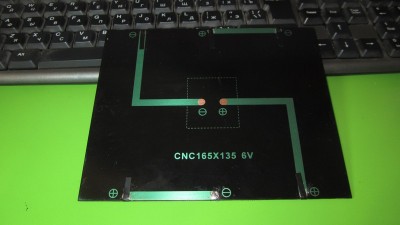 Сонячна панель полікристал 6V 3.5W CNC165*135 Star Solar (12613)