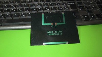 Сонячна панель полікристал 18V 1.5W CNC85*115 Star Solar (12618)