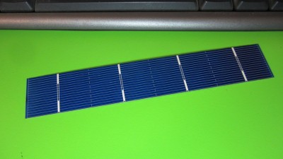 Сонячний елемент полікристал полікремній 156*22мм (12640)