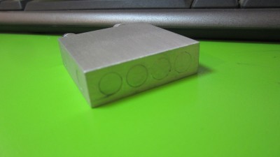 Алюмінієвий водяний радіатор 40*40*12мм для TEC (12671)