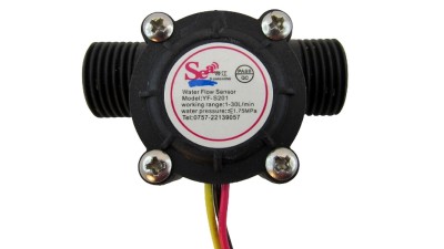 Лічильник витрати води 1-30 л / хв YF-S201 Flow Sensor Arduino (12698)