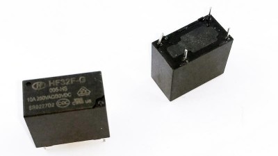 Мініатюрне електромагнітне реле HF32F-G-005 Arduino PIC AVR (12772)