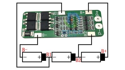 Плата заряду розряду Li-Ion 3*18650 12.6V 15A (12812)