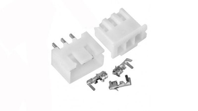 Роз'єм 3pin гніздо штекер з контактами XH2.54-3P (12836)