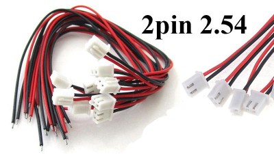 Балансувальний кабель 2pin 30см зі штекером 2.54 XH2.54-2P (12838)
