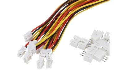 Кабель зі штекером роз`єм 3pin PH2.0-3P 5A 20см (12839)