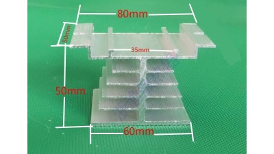 Радіатор для твердотільного реле Fotek SSR до 40А (12875)