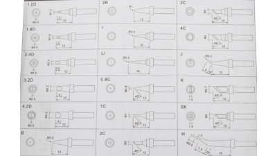 Паяльне жало 200H 203H типу K (12901)