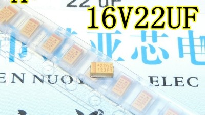 Танталовий конденсатор 16V 22uF (12915)