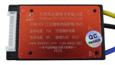 Контролер захисту заряду розряду BMS 10S LiIon 36V 15A водонепроникна (12930)