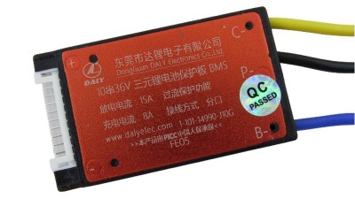 Контролер захисту заряду розряду BMS 10S LiIon 36V 15A водонепроникна (12930)