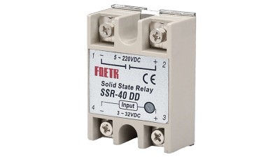 Однофазне твердотіле реле SSR-40DD 40А DC-DC (14165)