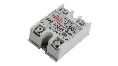 Однофазне твердотіле реле SSR-100AA 100А AC-AC (14168)
