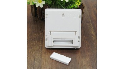 Цифровий термометр гігрометр AIRO HTC-1 годинник будильник (14178)