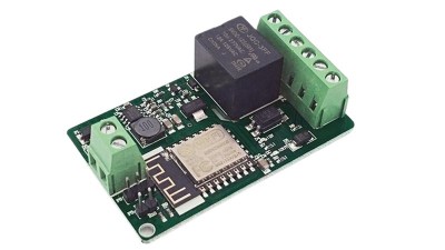 Wi-Fi розетка реле ESP8266 DC 7-30V to AC 220V 10A (14193)