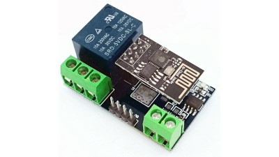 Wi-Fi розетка реле ESP8266 ESP01 DC 5V to AC 220V 10A (14194)