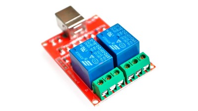 HID USB реле управління навантаженням через комп'ютер 10A (14195)