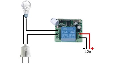 Реле з пультом управління навантаженням 1 канал 12V 7A (14196)