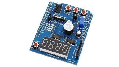 Багатофункціональна плата для навчання Multifunction Shield Arduino (14209)