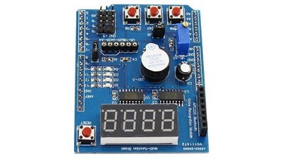 Багатофункціональна плата для навчання Multifunction Shield Arduino (14209)