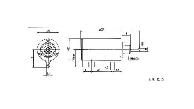 Потенціометр багатооборотний WXD3-13-2W-1K (14219)