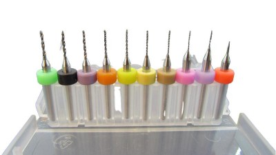 Набір міні мікро свердла карбід вольфраму 0.3-1.2 мм 0.3-1.2 10шт (14241)