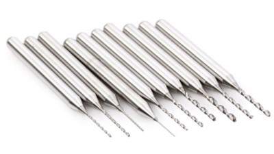 Набір міні мікро свердла карбід вольфраму 0.3-1.2 мм 0.3-1.2 10шт (14241)