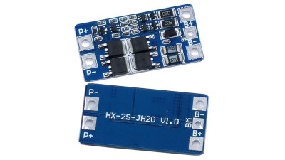 Плата захисту шуруповерта Li-Ion 7.2V 8.4V 2*18650 20A (14250)