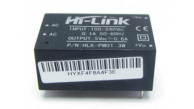 Ізольований блок живлення AC-DC 220V to 5V HLK-PM01 (14272)