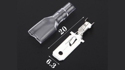 Клема ножова ізольована тато 6.3мм (14313)