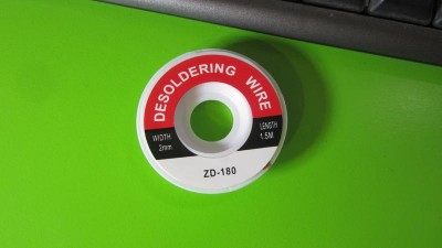 Стрічка для зняття припою ZD-180 2.0mm 1.5m (14389)