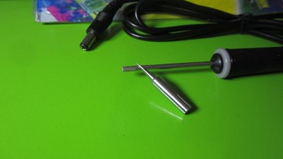 Паяльник HQ ZD-20A міні 8W 12V до паяльної станції ZD927 жало D3-2 (14393)