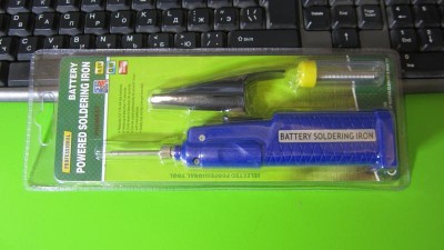 Паяльник Zhongdi ZD-20D на батарейках 3АА*1.5V 8W DC-4.5V (14395)