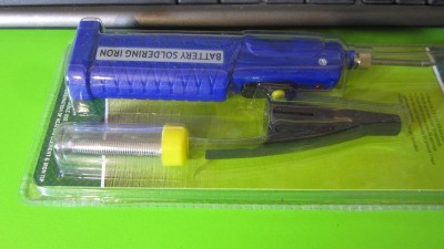 Паяльник Zhongdi ZD-20D на батарейках 3АА*1.5V 8W DC-4.5V (14395)